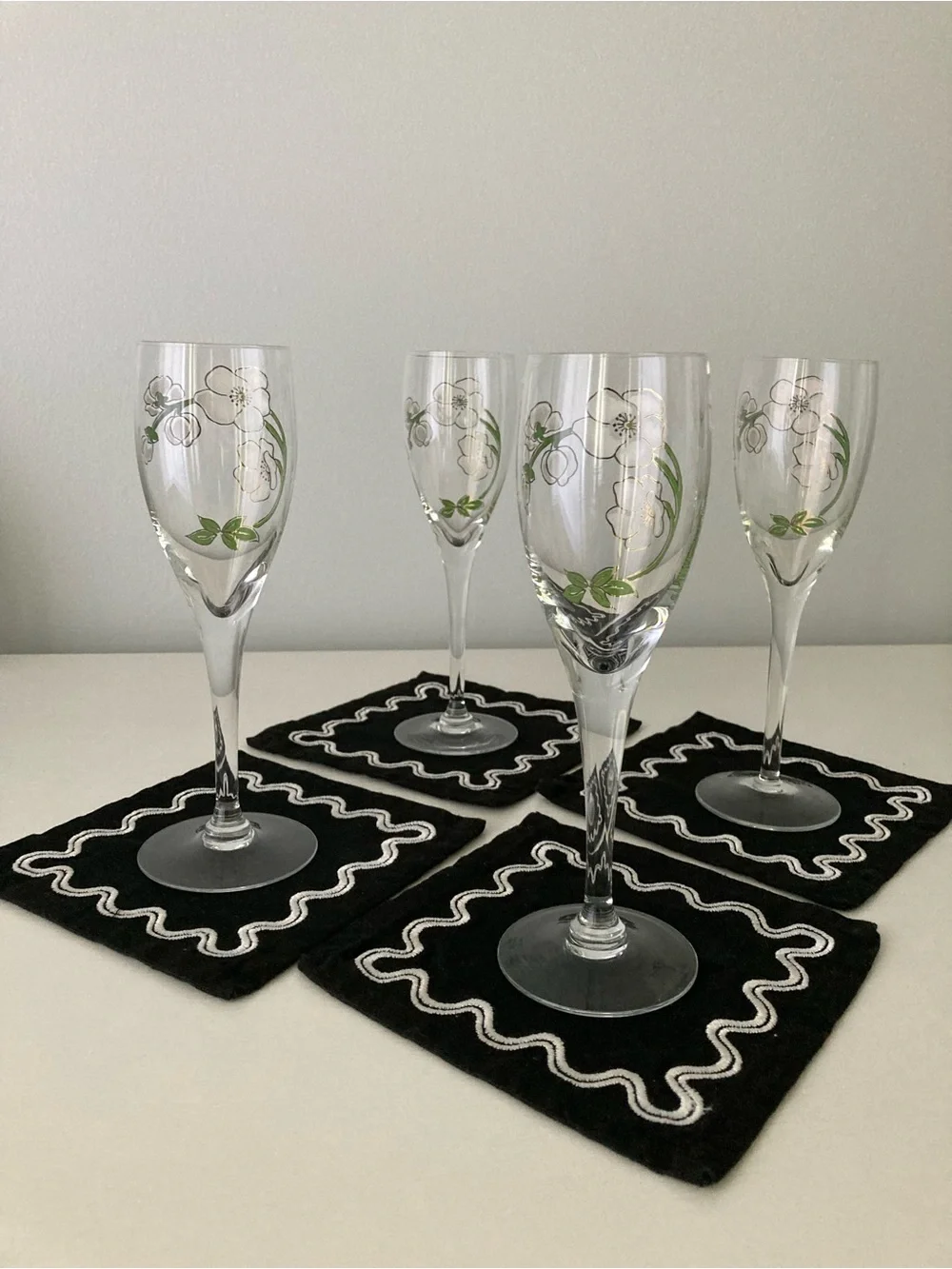 Perrier-Jouet champagne flutes